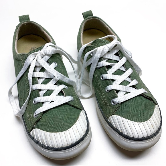 Keen Shoes - Keen Green Canvas Lace-up Shoes